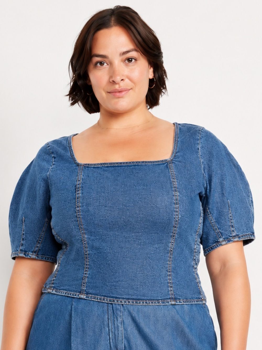 🎉5 for $45🎉 Old navy top blouse shirt size L denim blue